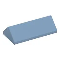 Brick Sloped 45° 2 x 4 Double, Sand Blue