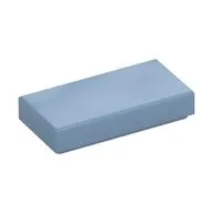 Tile 1 x 2 with Groove, Sand Blue
