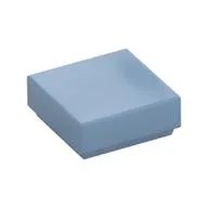 Tile 1 x 1 with Groove, Sand Blue
