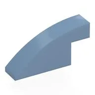 Brick Curved 1 x 4 x 1 2/3 No Studs, Sand Blue