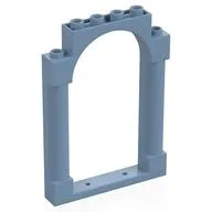 Panel 1 x 6 x 7 with 2 Columns and Arch, Sand Blue