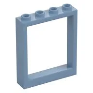 Door Frame 1 x 4 x 4, no Holes, Sand Blue