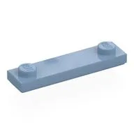 Plate Special 1 x 4 with 2 Studs with Groove [New Underside], Sand Blue