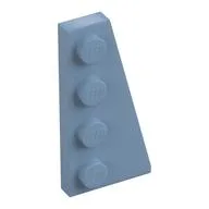 Wedge Plate 4 x 2 Right, Sand Blue