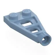 Plate Special 1 x 2 with Long Stud Receptacle (Space Wing), Sand Blue