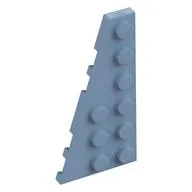 Wedge Plate 6 x 3 Left, Sand Blue