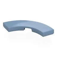 Tile 3 x 3 Curved, Macaroni, Sand Blue
