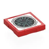 Tile Special 2 x 2 with SMART Tag with Hyperdrive Print, Red