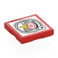 Tile Special 2 x 2 with SMART Tag with Rocks and Hit Target Print, Red