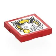Tile Special 2 x 2 with SMART Tag with '#0135' Jolteon Print, Red
