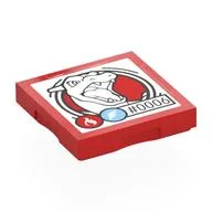 Tile Special 2 x 2 with SMART Tag with '#0006' Charizard Print, Red