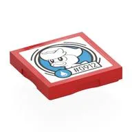 Tile Special 2 x 2 with SMART Tag with '#0912' Quaxly Print, Red