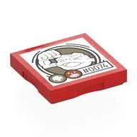 Tile Special 2 x 2 with SMART Tag with '#0074' Geodude Print, Red