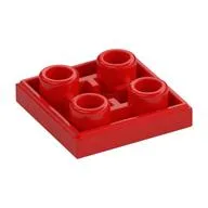 Tile Special 2 x 2 Inverted, Red