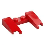Brick Wedged, Curved 3 x 4 x 2/3 Cutout, Red