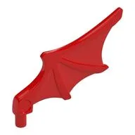 Animal Body Part, Bat Wing with Shaft [Chima Bat Wing], Red