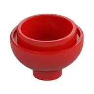 Brick Round 2 x 2 Dome Bottom [Open Stud], Red