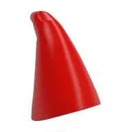 Hat Cone Drooping [Plain], Red