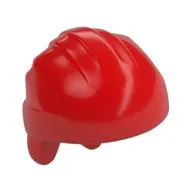 Hat Rag Wrap / Bandana, Rounded Top, Red