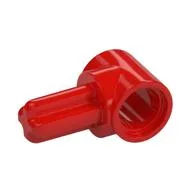 Technic Pin Connector Hub with 1 Axle, Red