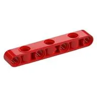 Technic Beam 1 x 7 Thick with Alternating Holes, Red