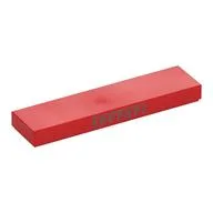 Tile 1 x 4 with Silver 'Ferrari' Side Print, Red