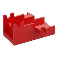 Launcher Base, Weapon Cannon Base 2 x 4, Red