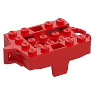 Vehicle Base, Roller Coaster Car 4 x 5, Red