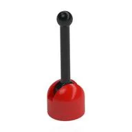 Lever Small Base with Black Lever, Red
