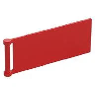 Flag 7 x 3 with Rod, Red