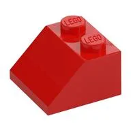 Brick Sloped 45° 2 x 2, Red