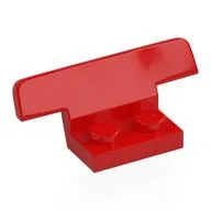 Spoiler, Plate Special 1 x 2, Red