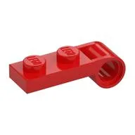 Plate Special 1 x 2 with Pin Hole On Side, Red