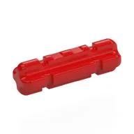 Technic Axle 2 Notched, Red