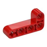 Technic Beam 2 x 4 L-Shape Thick, Red