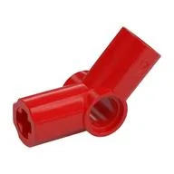 Technic Axle and Pin Connector Angled #4 - 135°, Red
