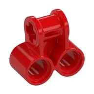 Technic Axle and Pin Connector Perpendicular Double, Red