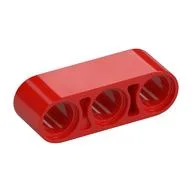 Technic Beam 1 x 3 Thick, Red