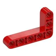 Technic Beam 3 x 5 L-Shape Thick, Red