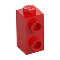 Brick Special 1 x 1 x 1 2/3 with Studs on 1 Side, Red