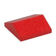 Brick Sloped 33° 2 x 2 Double, Red