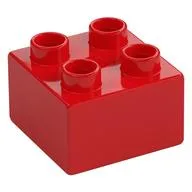 Duplo Brick 2 x 2, Red