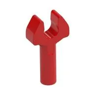 Bar 1L with Clip [Cut Edges and One Side Hole] [Full Clip], Red