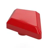 Tile Special 1 x 2 Diamond Plain, Red