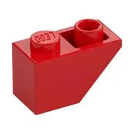 Brick Sloped Inverted 45° 2 x 1, Red