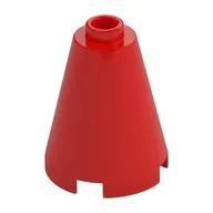 Cone 2 x 2 x 2, Open Stud, Red