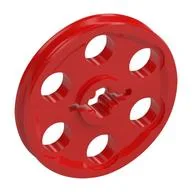 Technic Wedge Belt Wheel [aka Pulley], Red