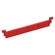 Garage Roller Door Section without Handle, Red
