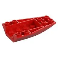 Brick Wedged, Curved Inverted 6 x 4, Red