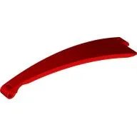 Technic Panel Curved 3 x 13 x 2 Tapered, Left #52, Red